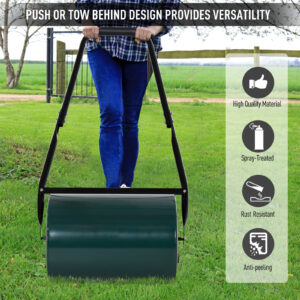 Outsunny 30cm Metal Lawn Roller