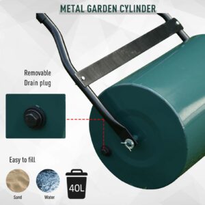 Outsunny Steel Lawn Roller 50L