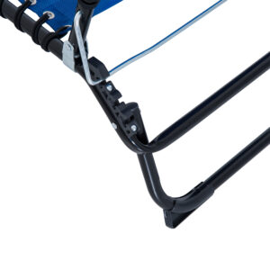 Outsunny Sun Lounger 3 Positions Blue