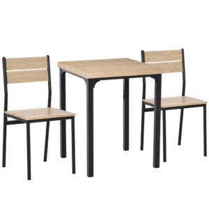 3pc Compact Dining Table 2 Chairs