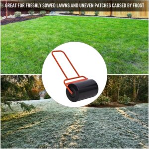 Outsunny Push/Tow Lawn Roller