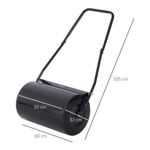 Durhand Lawn Roller 38L Steel Push