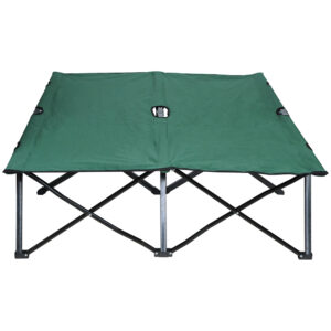 Outsunny Double Camping Bed Green