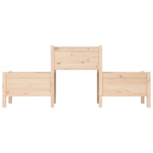 vidaXL Planter Solid Pine Wood