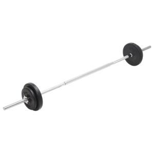 vidaXL Barbell & Dumbbell Set 30kg