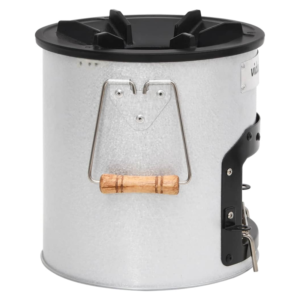 vidaXL Camping Wood Stove 45x25x26cm Steel