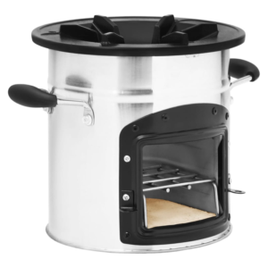 vidaXL Camping Wood Stove 45.5x33x25.5cm