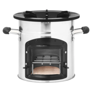 vidaXL Camping Wood Stove 45.5x33x25.5cm