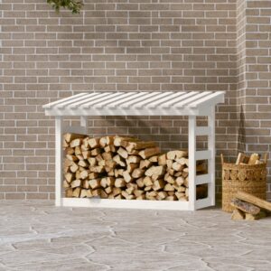 vidaXL Firewood Rack Solid Pine Wood