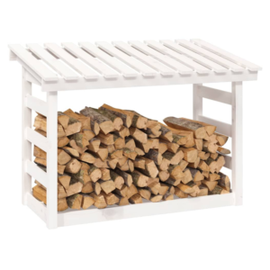 vidaXL Firewood Rack Solid Pine Wood