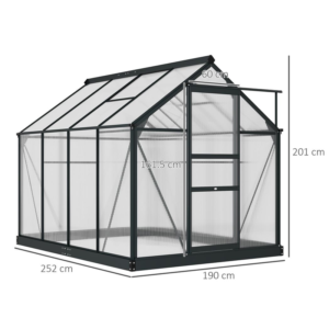 Outsunny Walk-In Greenhouse 6 x 8ft