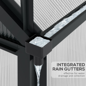 Outsunny Walk-In Greenhouse 6 x 8ft