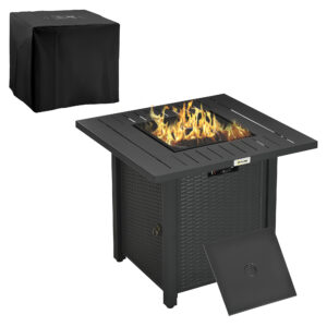 Outsunny 50,000 BTU Gas Fire Pit Table