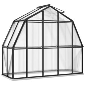 vidaXL Greenhouse w/ Base Frame Anthracite