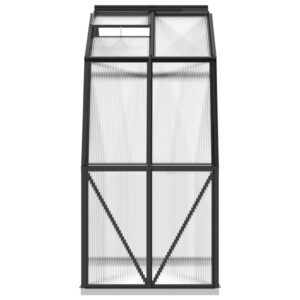 vidaXL Greenhouse w/ Base Frame Anthracite