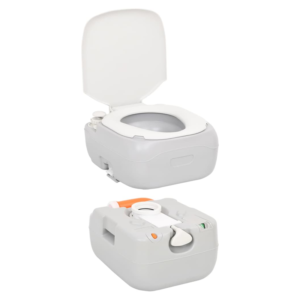 vidaXL Portable Camping Toilet & Handwash Stand