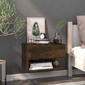 vidaXL Wall-mounted Bedside Cabinet