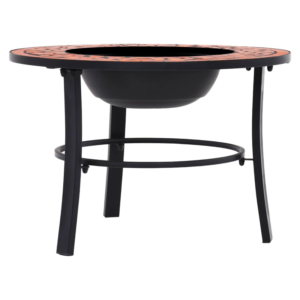 vidaXl Mosaic Fire Pit 68cm Ceramic