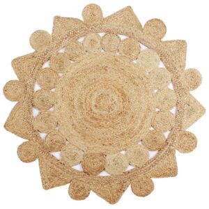 vidaXL Handmade Rug Braided Jute