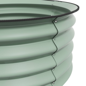 Outsunny 2 Metal Planter Boxes Green