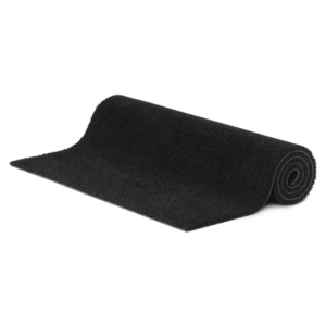 vidaXL Door Mat Tufted Coir Black