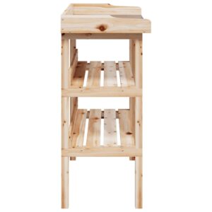 vidaXL Plant Table w/ Shelves