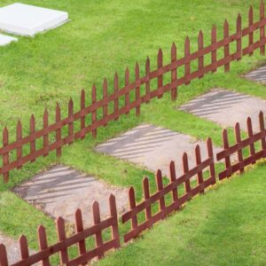 Outsunny Wooden Plant Border Fence