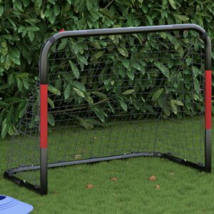 vidaXL Football Goal w/ Net Steel