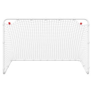 vidaXL Football Goal White Steel