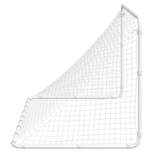 vidaXL Football Goal White Steel