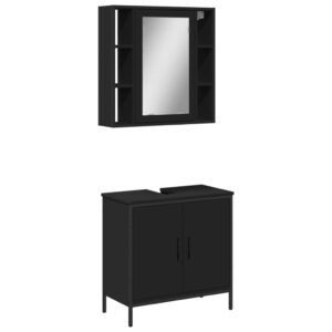 vidaXL 2pc Bathroom Furniture Set