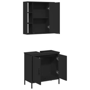 vidaXL 2pc Bathroom Furniture Set