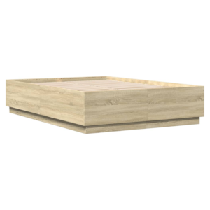 vidaXL Bed Frame w/ LED Lights