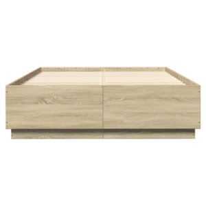 vidaXL Bed Frame w/ LED Lights