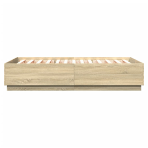 vidaXL Bed Frame w/ LED Lights