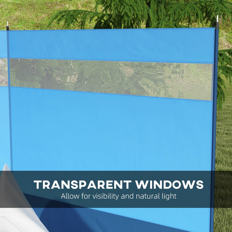 Outsunny Windbreak w/ Clear Windows Outsunny Windbreak w/ Clear Windows