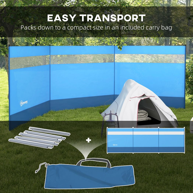 Outsunny Windbreak w/ Clear Windows Outsunny Windbreak w/ Clear Windows