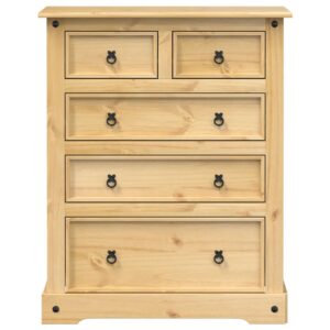vidaXL Chest of Drawers Solid Pine Wood