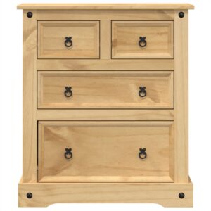 vidaXL Chest of Drawers Pine Wood