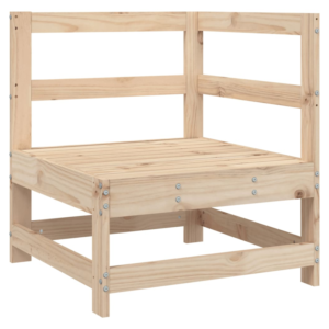 vidaXL 7pc Garden Sofa Set Pine Wood