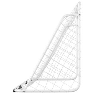 vidaXL Football Goal w/ Net White