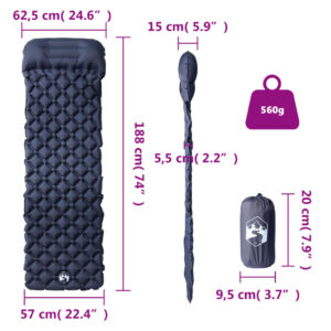 vidaXL Camping Mattress Inflatable vidaXL Camping Mattress Inflatable