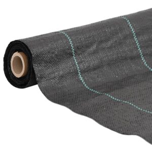 vidaXL Weed Membrane Black