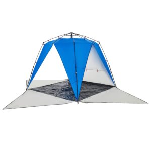 vidaXL 4-Person Beach Tent Quick Release