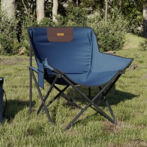 vidaXL 2 Camping Chairs w/ Pocket