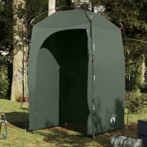 vidaXL Shower Tent Olive Green
