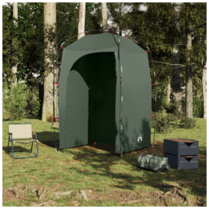 vidaXL Shower Tent Olive Green
