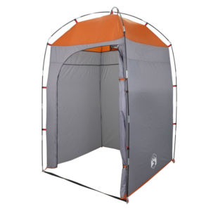 vidaXL Shower Tent Grey Waterproof