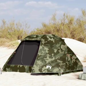 vidaXL 5-Person Fishing Tent Camouflage