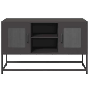 vidaXL TV Cabinet Black 100.5x39x60.5cm